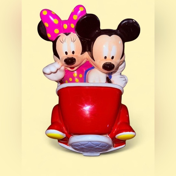 Disney Mickey Mouse and Minnie Mouse vintage ceramic cookie jar - Picture 1 of 7